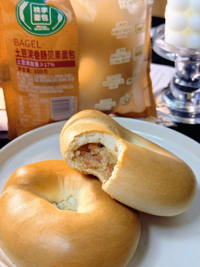 上班族狂喜！桃李面包贝果+碱水结，早餐下午茶全搞定